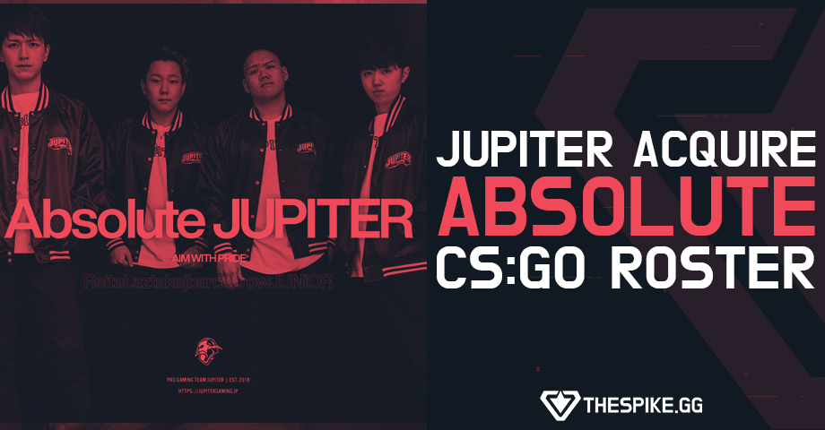 JUPITER acquire Absolute CS:GO roster to compete in VALORANT | VALORANT ...